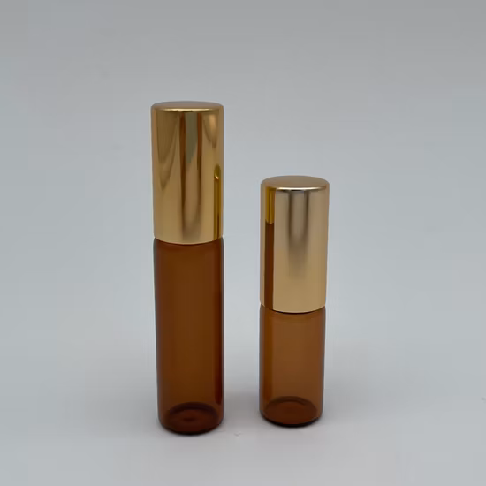 Rouleau d'emballage d'huile essentielle d'ambre de parfum de 3ml/5ml/7ml/8ml/10ml/12ml sur des bouteilles en verre